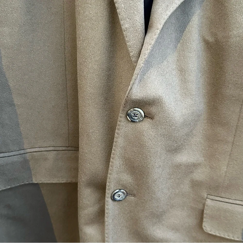 Samuelsohn Gable Brown CASHMERE Sport Coat Jacket 46 R